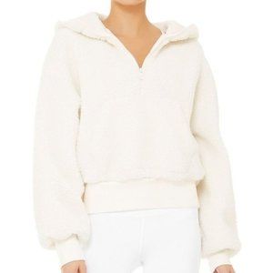 Alo Half Zip Streetside Hoodie - XS - Pristine